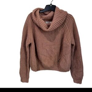 Moon & Madison Cozy Knit Women's Sweater in Brown